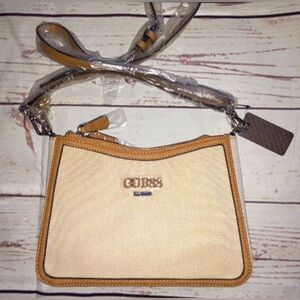 GUESS✨💛🤎Beige and Brown Crossbody Bag